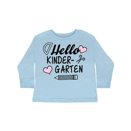 Inktastic Hello Kindergarten with Hearts and School Supplies Gift Toddler Boy or Toddler Girl Long Sleeve T-Shirt
Inktastic Hello Kindergarten with Hearts and School Supplies Gift Toddler Boy or Toddler Girl Long Sleeve T-Shirt