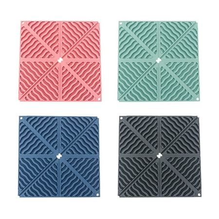ADVEN 4 Pieces Placemat Anti-skid Heat Resistant Cup Coasters Kitchen Tableware Mats Dish Cushion for Household Restaurant
ADVEN 4 Pieces Placemat Anti-skid Heat Resistant Cup Coasters Kitchen Tableware Mats Dish Cushion for Household Restaurant