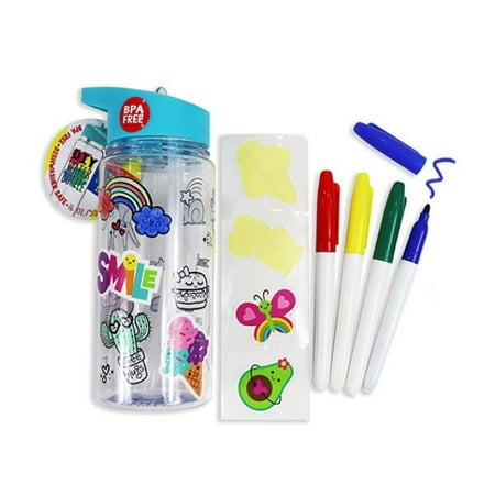 DIY BPA Free Water Bottle (Doodle 3 Pack)