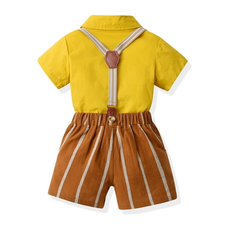 nsendm Toddler Boys Short Sleeve T Shirt Tops Striped Prints Shorts Child Kids Gentleman Outfits Toddler Fall Clothes Boy Childrenscostume Gold 12-18 Months
nsendm Toddler Boys Short Sleeve T Shirt Tops Striped Prints Shorts Child Kids Gentleman Outfits Toddler Fall Clothes Boy Childrenscostume Gold 12-18 Months