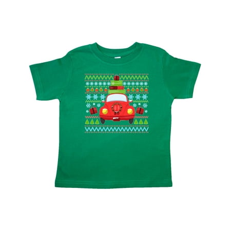 Inktastic Ugly Christmas Sweater with Car and Present Gift Toddler Boy or Toddler Girl T-Shirt
Inktastic Ugly Christmas Sweater with Car and Present Gift Toddler Boy or Toddler Girl T-Shirt