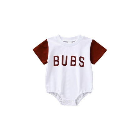Canrulo Toddler Baby Boys Girls Summer Romper Clothes Letter Printed Short Sleeve Color Patchwork Jumpsuit White 2 6-12 Months
Canrulo Toddler Baby Boys Girls Summer Romper Clothes Letter Printed Short Sleeve Color Patchwork Jumpsuit White 2 6-12 Months