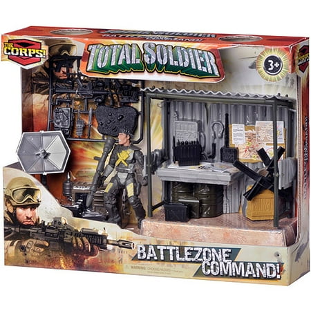 The Corps Total Soldier Battle Zone Command Station Action Figure Play Set