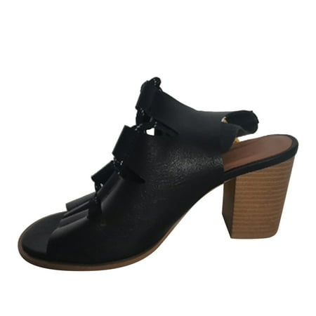 Black Pu Ladies Fish Mouth Sandals Tie Rope Open Toe Fashion Comfortable Ladies High Heel Sandals Cool Heightening Thick Female
Black Pu Ladies Fish Mouth Sandals Tie Rope Open Toe Fashion Comfortable Ladies High Heel Sandals Cool Heightening Thick Female
