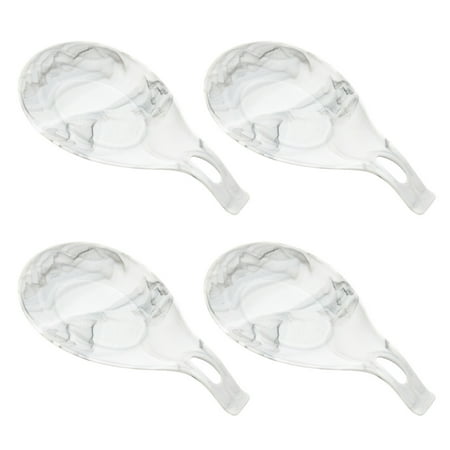 4pcs Durable Silicone Spoon Storage Pads Spoon Holders Stands Kitchen Supplies