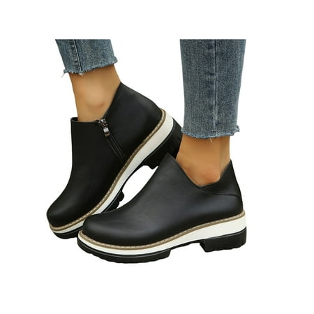Gomelly Womne s Pumps Chunky Ankle Booties Slip On Loafers Lightweight Casual Shoes Womens Ladies Black 7
Gomelly Womne s Pumps Chunky Ankle Booties Slip On Loafers Lightweight Casual Shoes Womens Ladies Black 7