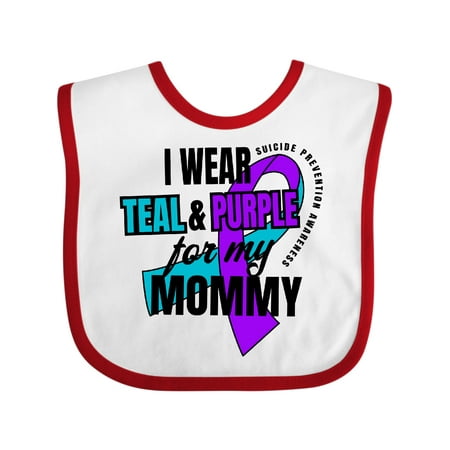 Inktastic Suicide Prevention I Wear Teal and Purple for My Mommy Gift Baby Boy or Baby Girl Bib
Inktastic Suicide Prevention I Wear Teal and Purple for My Mommy Gift Baby Boy or Baby Girl Bib