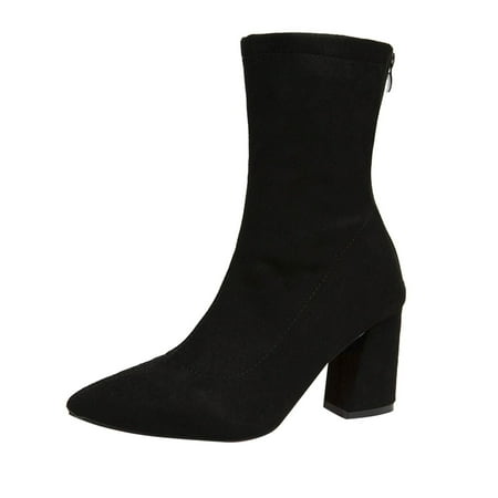 nsendm Boots for Women No Heel Casual Fashion Autumn Winter Women Boots Mid Heel Warm Boots for Women Heel Black 8
nsendm Boots for Women No Heel Casual Fashion Autumn Winter Women Boots Mid Heel Warm Boots for Women Heel Black 8