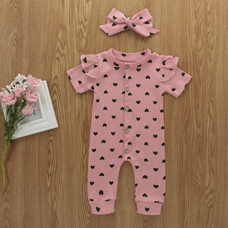 BTJX Day Romper Print Girls Valentine s Hearts Baby Ruffles Jumpsuit+Headbands Girls Romper&Jumpsuit
BTJX Day Romper Print Girls Valentine s Hearts Baby Ruffles Jumpsuit+Headbands Girls Romper&Jumpsuit