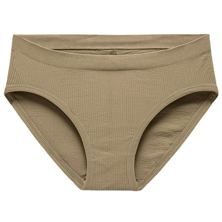 TAIAOJING Cotton Underwear For Women Abdominal Low Waist Seamless Elastic T Pants Seamless Solid Color Waist Thin Panties 6 Pack
TAIAOJING Cotton Underwear For Women Abdominal Low Waist Seamless Elastic T Pants Seamless Solid Color Waist Thin Panties 6 Pack