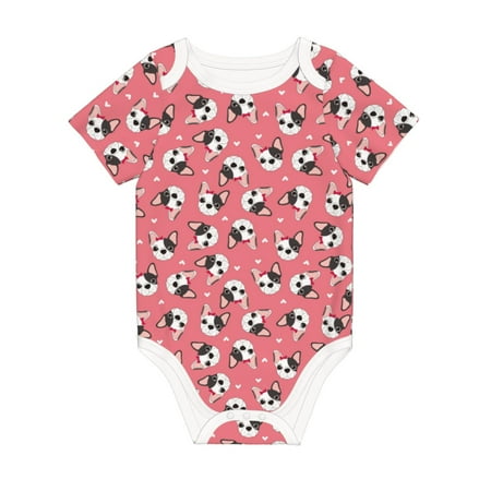 Coaee French Bulldog Face for Soft Cotton Baby Short-Sleeve Bodysuit Baby Girls Boys Bodysuit Romper
Coaee French Bulldog Face for Soft Cotton Baby Short-Sleeve Bodysuit Baby Girls Boys Bodysuit Romper