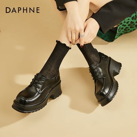 Women‘s Platform Block Heel Oxfords Comfortable Solid Color Square Toe Lace-up Shoes Versatile Non-slip Shoes
Women‘s Platform Block Heel Oxfords Comfortable Solid Color Square Toe Lace-up Shoes Versatile Non-slip Shoes