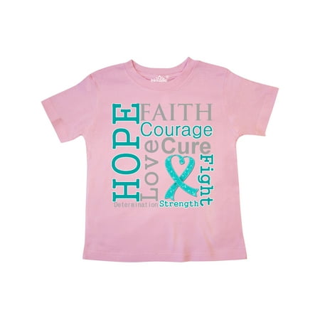 Inktastic Ovarian Cancer Hope Faith Motto Gift Toddler Boy or Toddler Girl T-Shirt
Inktastic Ovarian Cancer Hope Faith Motto Gift Toddler Boy or Toddler Girl T-Shirt