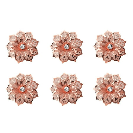 Qianha Mall Wedding Napkin Ring 6pcs/set Hollow Flower Napkin Ring Stainless Steel Dinner Napkin Holder Wedding Party Supplies
Qianha Mall Wedding Napkin Ring 6pcs/set Hollow Flower Napkin Ring Stainless Steel Dinner Napkin Holder Wedding Party Supplies