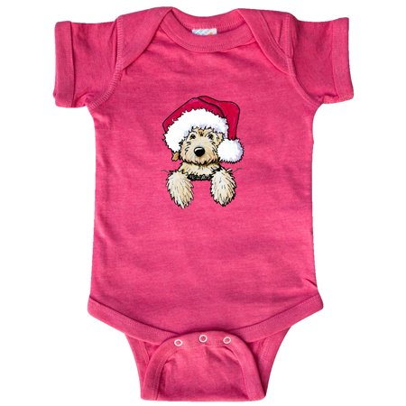 Inktastic KiniArt Christmas Goldendoodle Gift Baby Boy or Baby Girl Bodysuit