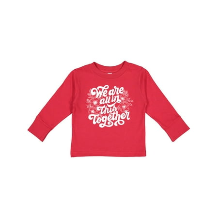 Inktastic Inspirational We Are All In This Together Gift Toddler Boy or Toddler Girl Long Sleeve T-Shirt
Inktastic Inspirational We Are All In This Together Gift Toddler Boy or Toddler Girl Long Sleeve T-Shirt