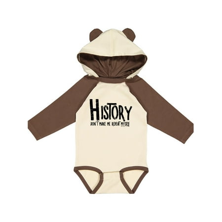 Inktastic History Repeats Gift Baby Boy or Baby Girl Long Sleeve Bodysuit