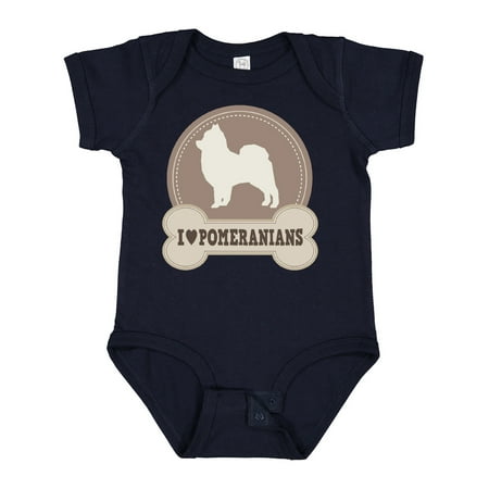 Inktastic Pomeranian Dog Gift Baby Boy or Baby Girl Bodysuit