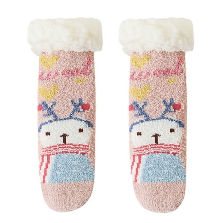Odeerbi Baby Toddler Socks Boys Girls Solid Color Cartoon Socks Keep Warm Plush Kids Soft Non-slip Indoor Socks Pink
Odeerbi Baby Toddler Socks Boys Girls Solid Color Cartoon Socks Keep Warm Plush Kids Soft Non-slip Indoor Socks Pink