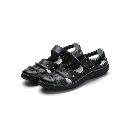 Woobling Womens Sandals Beach Casual Shoes Hollow Out Flat Sandal Walking Nurse Shoe Breathable Flats Summer Cool Black 11
Woobling Womens Sandals Beach Casual Shoes Hollow Out Flat Sandal Walking Nurse Shoe Breathable Flats Summer Cool Black 11
