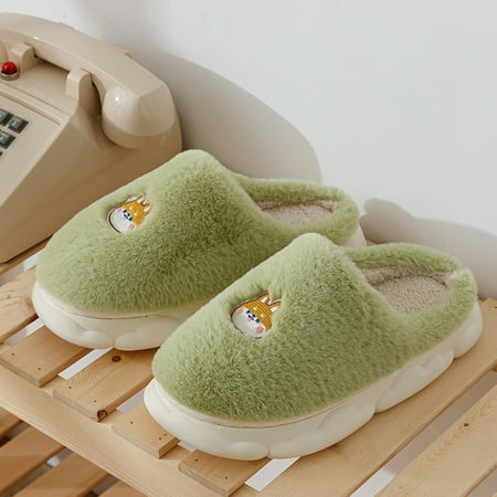Gubotare House Slippers For Men Fuzzy Slippers Fluffy Comfy House Shoes Indoor Green 6
Gubotare House Slippers For Men Fuzzy Slippers Fluffy Comfy House Shoes Indoor Green 6
