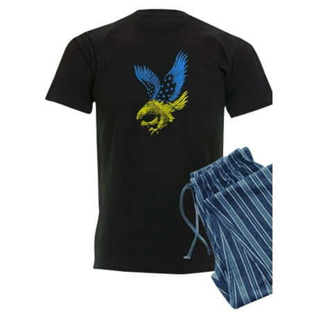 CafePress - Cool Ukraine Flag Ukrainian Pride Native H Pajamas - Men s Dark Pajamas