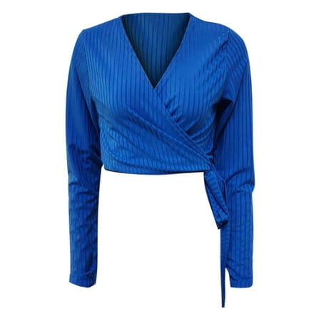 Alueeu under And Thin Bandage V-neck Long Sleeves Slim Fitting Temperament Base All Black Tops Maternity Sweater Dress Blue S
Alueeu under And Thin Bandage V-neck Long Sleeves Slim Fitting Temperament Base All Black Tops Maternity Sweater Dress Blue S