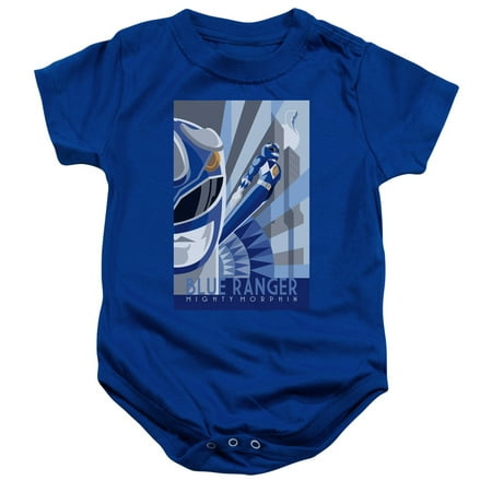 Power Rangers - Blue Ranger Deco - Infant Snapsuit - 6 Month