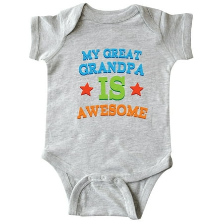 Inktastic My Great Grandpa is Awesome Grandkid Gift Gift Baby Boy or Baby Girl Bodysuit
Inktastic My Great Grandpa is Awesome Grandkid Gift Gift Baby Boy or Baby Girl Bodysuit