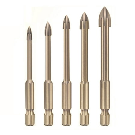 KKmoon Universal Drill Bit Set Carbide Drill Bit Multifunctional Drill Bits Glass Ceramic Full Ceramic Tile Wall Wood Hole Punch Drill Set
KKmoon Universal Drill Bit Set Carbide Drill Bit Multifunctional Drill Bits Glass Ceramic Full Ceramic Tile Wall Wood Hole Punch Drill Set