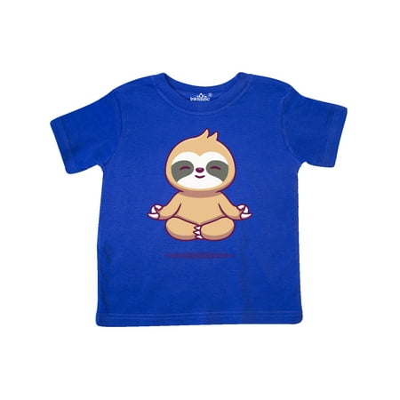Inktastic Meditating Sloth Gift Toddler Boy or Toddler Girl T-Shirt
