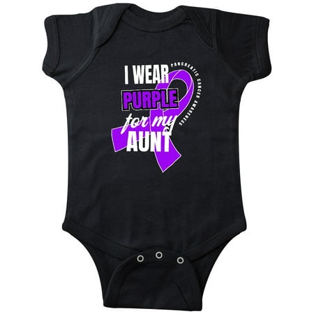 Inktastic I Wear Purple For My Aunt Pancreatic Cancer Awareness Gift Baby Boy or Baby Girl Bodysuit
Inktastic I Wear Purple For My Aunt Pancreatic Cancer Awareness Gift Baby Boy or Baby Girl Bodysuit
