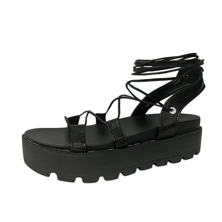 GNEIKDEING Summer Women Sandals Thick Sole Lace Up Open Toe Casual Sexy Style Lightweight Gift on Clearance
GNEIKDEING Summer Women Sandals Thick Sole Lace Up Open Toe Casual Sexy Style Lightweight Gift on Clearance