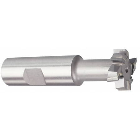 Made in USA 25/32 Diam 21/64 Wide Carbide-Tipped T-Slot Cutter