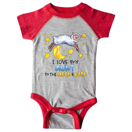 Inktastic I Love my Aunt to the Moon and Back Cute Sheep Gift Baby Boy or Baby Girl Bodysuit
Inktastic I Love my Aunt to the Moon and Back Cute Sheep Gift Baby Boy or Baby Girl Bodysuit