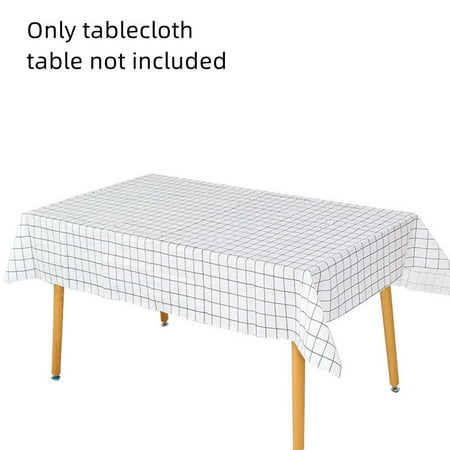 Happon Waterproof Table Cloth Oil-Proof Spill-Proof Rectangle White Plaid Tablecloth Wipeable Plastic Table Cover for Outdoor Picnic Camping
Happon Waterproof Table Cloth Oil-Proof Spill-Proof Rectangle White Plaid Tablecloth Wipeable Plastic Table Cover for Outdoor Picnic Camping