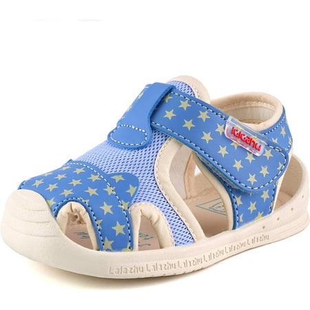 Kids Soft Microfiber Leather Sandals Light-Weight Toddler Boys/Girls Closed Toe Pre School Shoes
Kids Soft Microfiber Leather Sandals Light-Weight Toddler Boys/Girls Closed Toe Pre School Shoes