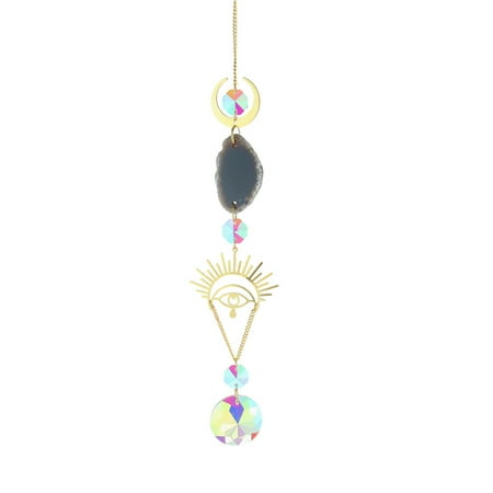 TongL Faux Crystal Pendant Shiny Romantic Glitter Glaring Decorative Faux Agate Light Catcher Rainbow Making Prism Pendant Home Decor
TongL Faux Crystal Pendant Shiny Romantic Glitter Glaring Decorative Faux Agate Light Catcher Rainbow Making Prism Pendant Home Decor