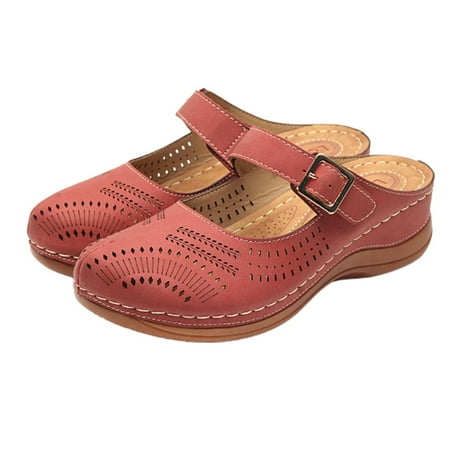 Frcolor Sandals Shoes Wedge Mules Slippers Platform Garden Closed Flat Vintage Womens Toe Backless Sandal Mule Loafer Casual
Frcolor Sandals Shoes Wedge Mules Slippers Platform Garden Closed Flat Vintage Womens Toe Backless Sandal Mule Loafer Casual