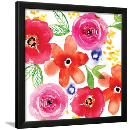 Floral Medley I Framed Print Wall Art By Sara Berrenson