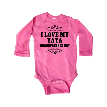 Inktastic Grandparents Day I Love My Yaya Gift Baby Boy or Baby Girl Long Sleeve Bodysuit
Inktastic Grandparents Day I Love My Yaya Gift Baby Boy or Baby Girl Long Sleeve Bodysuit