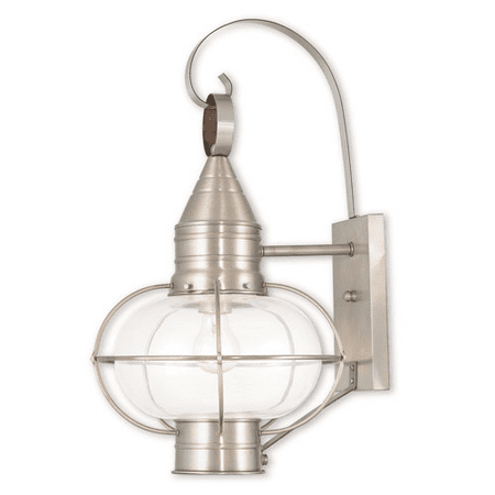Wall Sconces 1 Light With Hand Crafted Solid Brass Hand Blown Clear Glass Brushed Nickel size 21 in 100 Watts - World of Crystal
Wall Sconces 1 Light With Hand Crafted Solid Brass Hand Blown Clear Glass Brushed Nickel size 21 in 100 Watts - World of Crystal