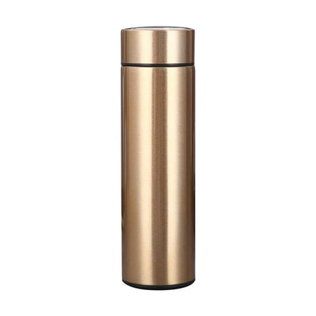 Walmeck 17oz Insulated Coffee Mug Double Walled Water Bottle with Temp Display Removable Filter Travel Slim Coffee Cup Gold
Walmeck 17oz Insulated Coffee Mug Double Walled Water Bottle with Temp Display Removable Filter Travel Slim Coffee Cup Gold
