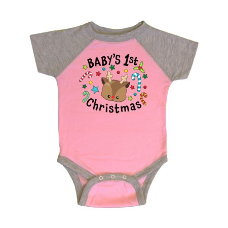 Inktastic Baby s 1st Christmas Cute Reindeer with Candy Canes Gift Baby Boy or Baby Girl Bodysuit
Inktastic Baby s 1st Christmas Cute Reindeer with Candy Canes Gift Baby Boy or Baby Girl Bodysuit
