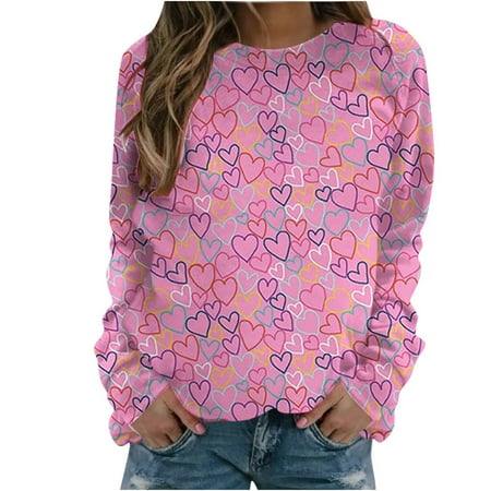 QIPOPIQ Clearance Sweatshirts for Women Crew Neck Fashion Casual Long Sleeve Valentine s Day Print Sweatshirt Tunic Tops
QIPOPIQ Clearance Sweatshirts for Women Crew Neck Fashion Casual Long Sleeve Valentine s Day Print Sweatshirt Tunic Tops