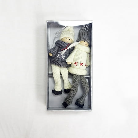 PhoneSoap Christmas Doll Decoration Pendant Wool Doll Gift 2 Christmas Decorations Grey
PhoneSoap Christmas Doll Decoration Pendant Wool Doll Gift 2 Christmas Decorations Grey