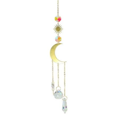 Jlong Crystal Wind Chimes Window Hangings Chandelier Aurora Rainbow Crystal Prism Decoration Suitable for Home And Garden Decoration
Jlong Crystal Wind Chimes Window Hangings Chandelier Aurora Rainbow Crystal Prism Decoration Suitable for Home And Garden Decoration
