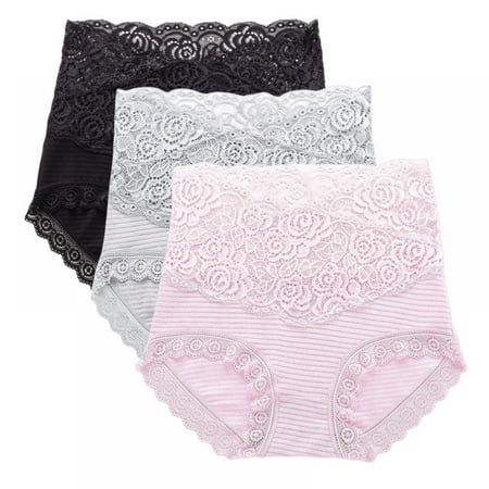 3 Pack Women High Waist Abdominal Panties V-shaped Solid Lace Briefs Underwear Cotton Antibacterial Hip Lifting Underwear
3 Pack Women High Waist Abdominal Panties V-shaped Solid Lace Briefs Underwear Cotton Antibacterial Hip Lifting Underwear