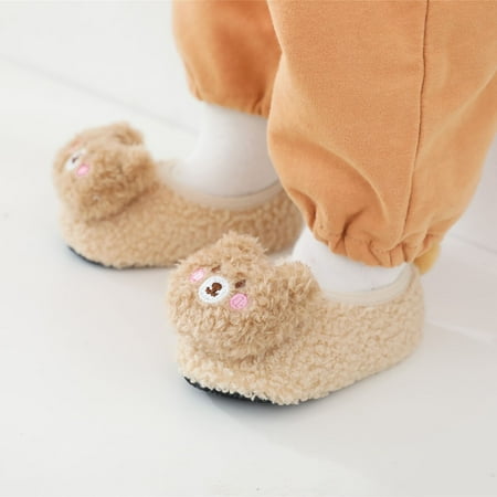 TOWED22 Toddler Slippers Boys Winter Children Toddler Shoes For Boys And Girls Floor Shoes Flat Bottom Non Slip Slip On Plush Black
TOWED22 Toddler Slippers Boys Winter Children Toddler Shoes For Boys And Girls Floor Shoes Flat Bottom Non Slip Slip On Plush Black