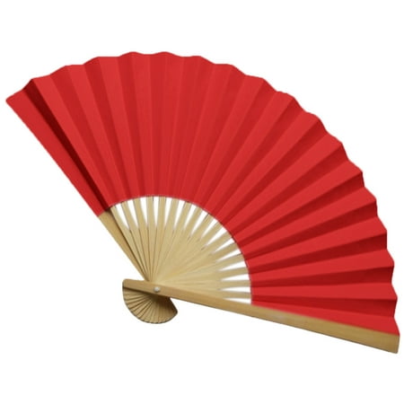 

TiFyTof2ys Chinese Style Hand Held Fan Bamboo Paper Folding Fan Party Wedding Decor(Buy 2 Get 1 Free)
